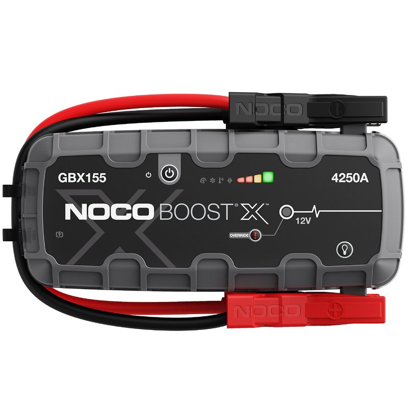 NOCO Boost X GBX155: 4250A UltraSafe Jump Starter – 12V Lithium Battery Booster Pack, Portable Jump Box, Power Bank & Jumper Cables - for 10.0L Gas and 8.0L Diesel Engines