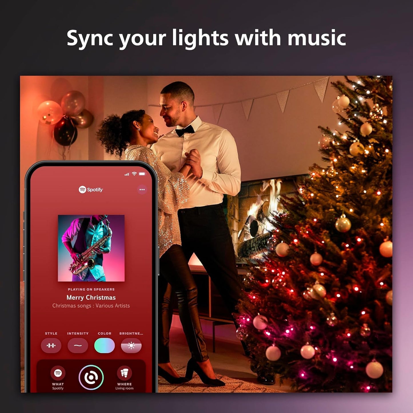 Philips Hue Indoor/Outdoor Holiday 130-Foot Festavia String Lights - 500 Mini Color Changing Smart LEDs - Weatherproof - Control with Hue App - Works with Alexa, Google Assistant and Apple HomeKit