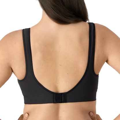 Bali Womens Comfort Revolution Wireless Bra, Comfortflex Fit Full-coverage Wirefree Bras, Black, Small US