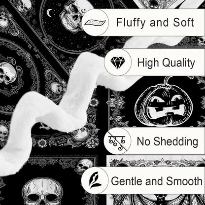 Halloween Throw Blanket, Gothic Black Pumpkin Bat Ghost Skull Webs Witch's Hat Checkered Horror Blankets, Warm Soft Spooky Nights Blanket for Home Living Room Sofa Couch Bed,50X60IN