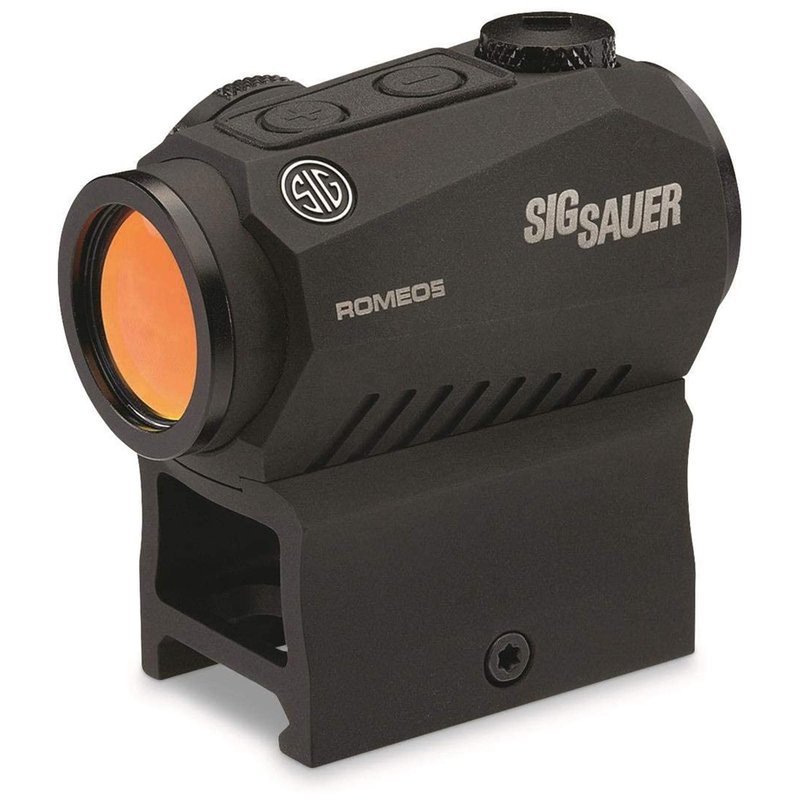 SIG SAUER ROMEO5 GEN I 1X20mm Tactical Hunting Shooting Durable Waterproof Fogproof Illuminated 2 MOA Red Dot Reticle Gun Sight - Black - GEN I Red Dot Sight - Black (SOR52001)