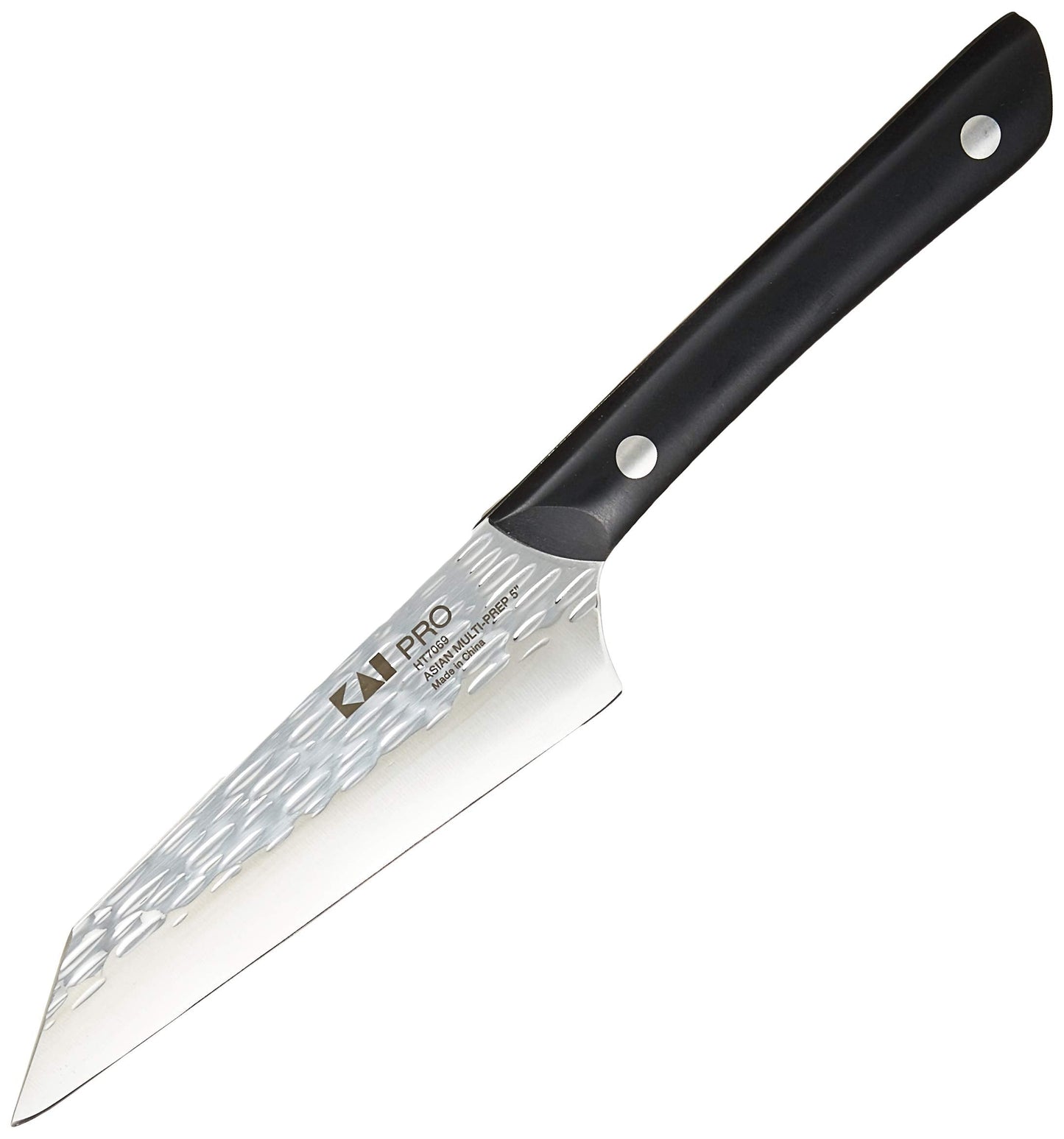 Kai PRO 6" Chef’s Knife, Hand Sharpened Kitchen Knife for Professional and Home Chefs, Japanese AUS6M Stainless Steel Blade, Full-Tang POM Handle, NSF Certified