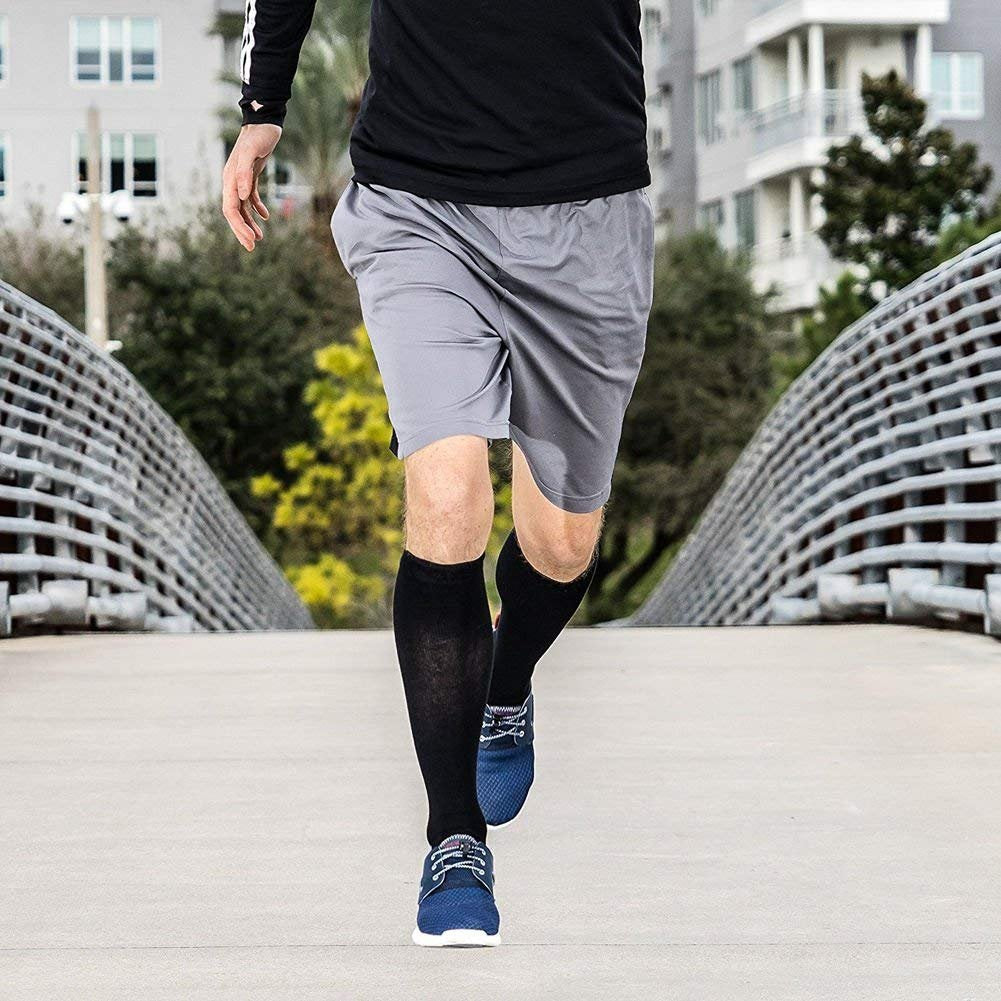 Calves Kelson (2 Pairs) Compression Socks/Stockings for Men & Women,Speed Up Recovery Circulation, Best Graduated Athletic Fit for Travel, Running, Nurses,Shin Splints, Flight,Maternity