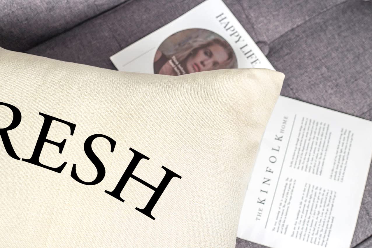 4TH Emotion Gray Christmas Pillow Covers 18x18 Set of 4 Farmhouse Decorations Merry Tree Truck Hello Winter Holiday Decor Throw Cushion Case for Home Couch S22C19
