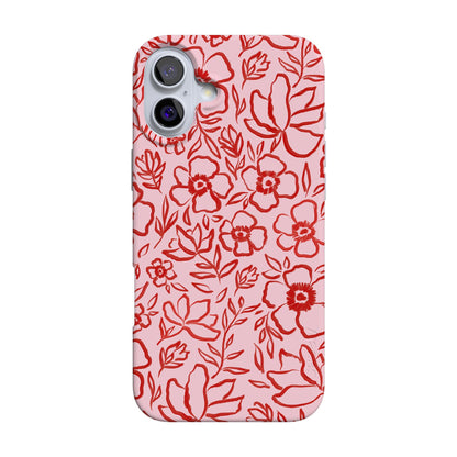 Casely iPhone 16 Case | Compatible with MagSafe | Classic Ultra-Slim Design (Sage Garden | Green Floral)