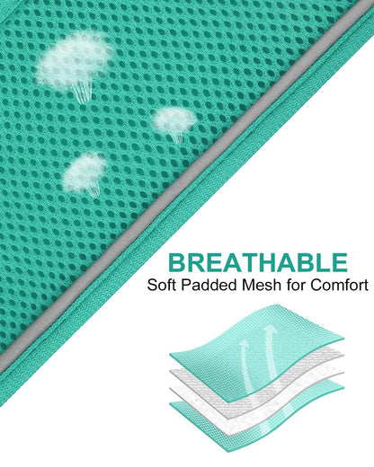 Joytale Small Dog Harness, Breathable Mesh Step-in Vest, Reflective Soft Padded Harnesses for Small and Medium Dogs, Teal, M