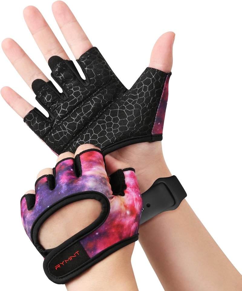 Minimal Weight Lifting Gloves - Full Palm Protection & Extra Grip for Men and Women | Short Micro Workout Pads