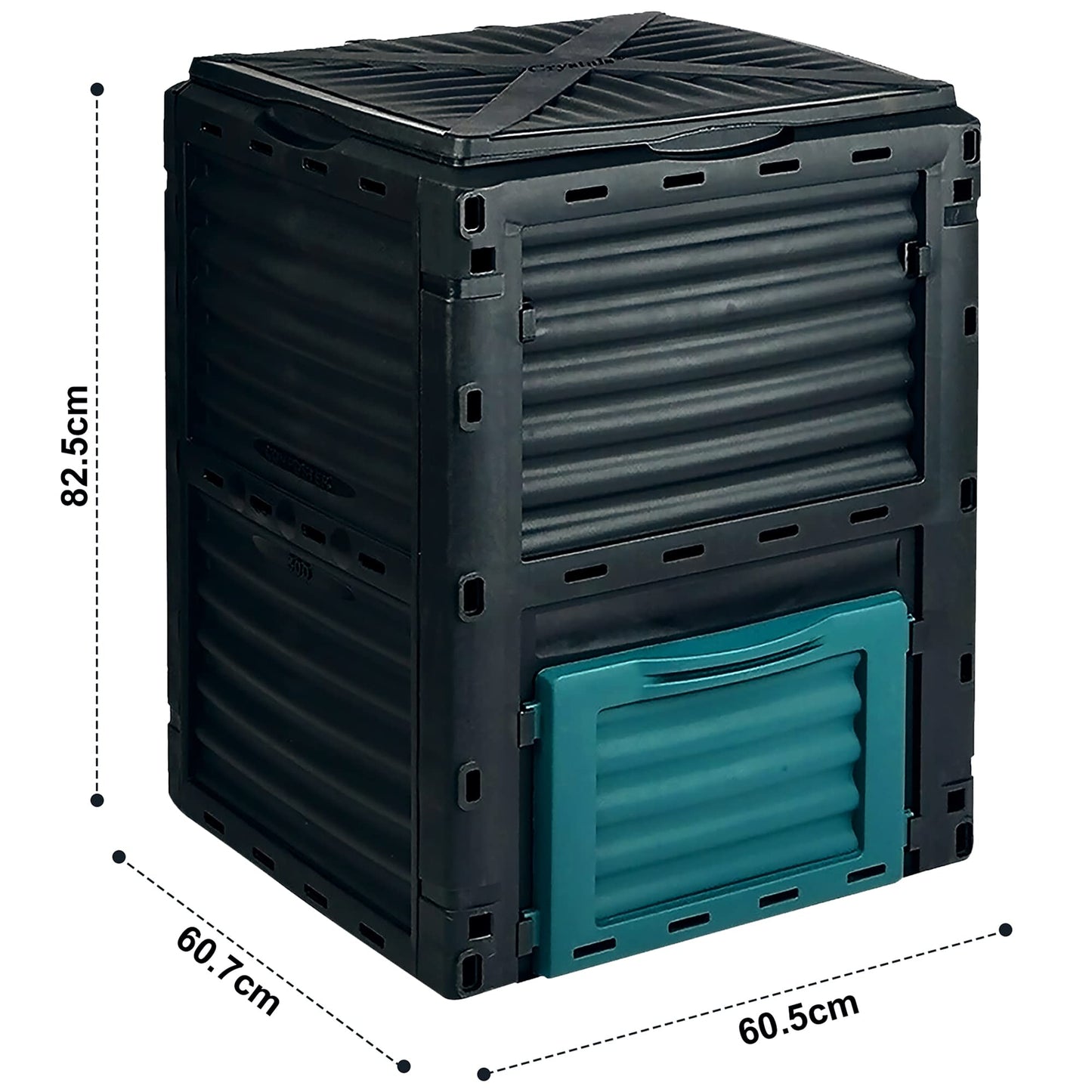 300L Outdoor Garden Compost Bin Eco Friendly Organic Waste Converter