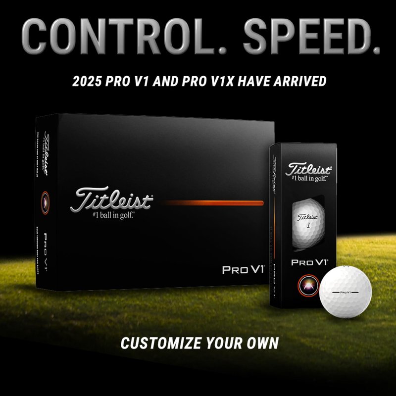 Titleist Pro V1 Custom Golf Balls | Personalized Logo Golf Balls | 12 Pack (1.125 Inch, White, Urethane, Multi-Layer)