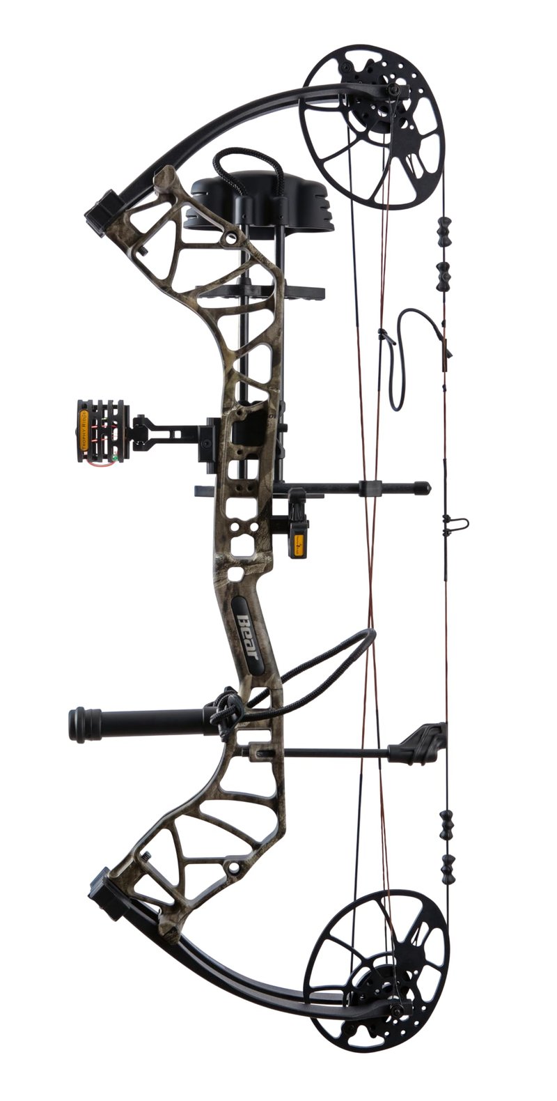 Bear Legit Maxx Ready to Hunt Compound Archery Bow, 70lb. Draw Weight, Right Hand, Mossy Oak Roots/Black
