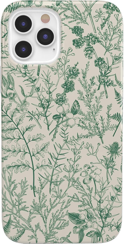 Casely iPhone 12/12 Pro Case | Field of Flowers | Pastel Floral | Classic Ultra Slim Design