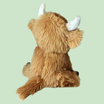 Deluxe Paws Plush Cuddly Soft Eco Toys 100% Recycled (Shaggy Highland Cow)