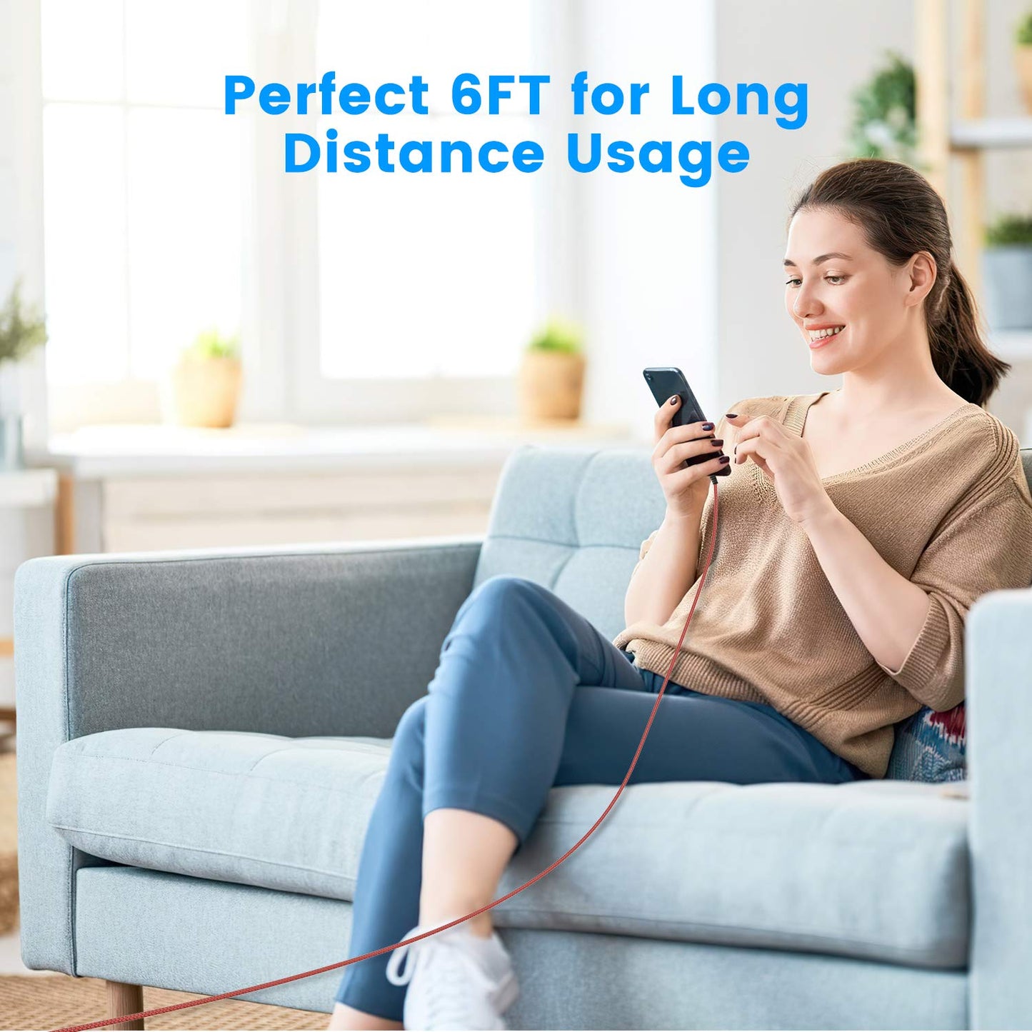 Ofuca iPhone Charger,3Pack 6FT/1.8M iPhone Charger Cable MFi Certified Lightning Cable Fast Charging Wire Compatible with iPhone 14 13 12 11 Pro Max XS XR X 8 7 6 Plus 5 SE