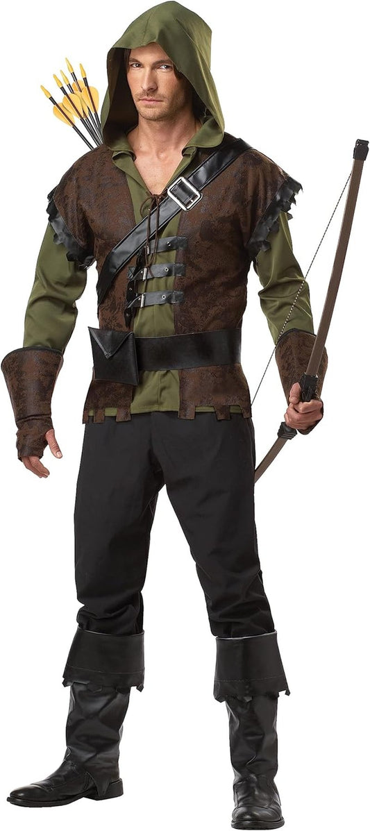 Men's Robin Hood Costume - Classic Design for Adults | Perfect for Halloween & Themed Parties