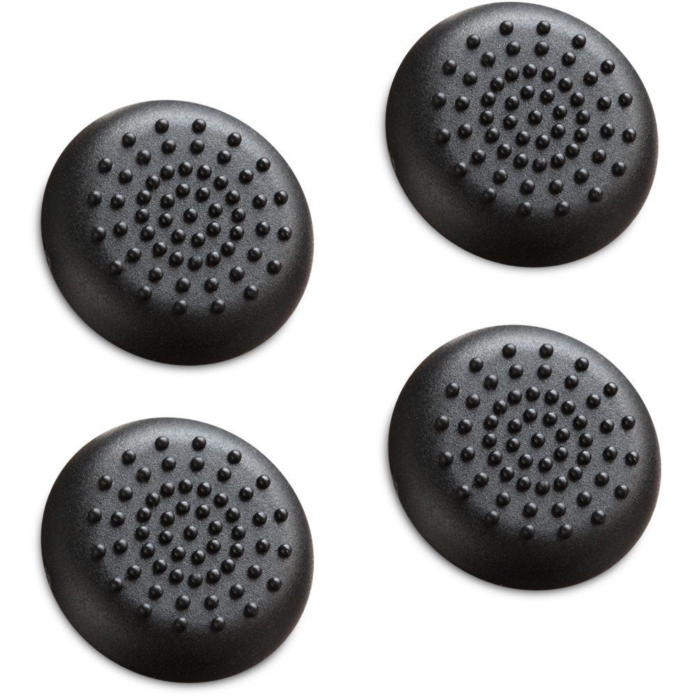 Fosmon Performance Thumb Grips for Xbox Controllers, Compatible with Xbox One, One X/S, Elite, Series X/S - Black (4 Pack)