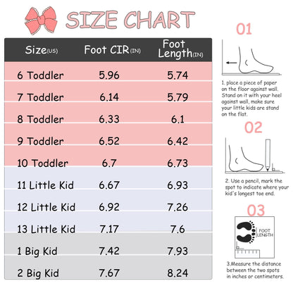 K KomForme Girl's Bow Mary Jane Dress Shoes Ballet Princess Flats with Rhinestone Strap for Party Wedding School, Toddler/Little Kid/Big Kid Red