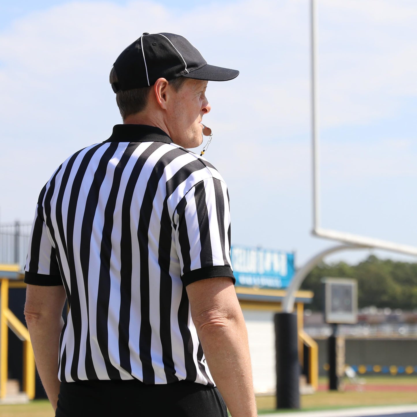 Murray Sporting Goods Men’s Referee Shirt Collared | Official Mens Ref Shirt Jersey Short Sleeve - Football Halloween Costume (X-Large)