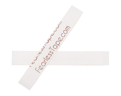 Fearless Tape 50 Strips - Double-Sided Tape for Clothing, Body, Delicate Fabrics | Transparent & Skin-Friendly | Clear Color for All Skin Tones - Dress Tape, Fabric Adhesive