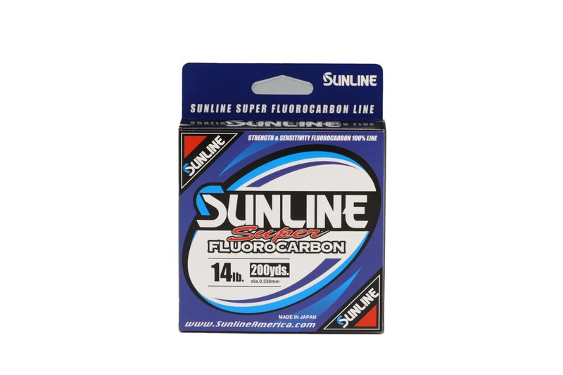 Sunline Super Fluorocarbon Fishing Line, 14 Pound, 200 Yards, Clear