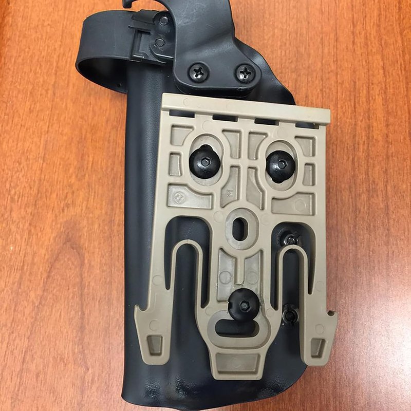 Quick Locking System Kit - QLS 19/22 Platform Attachment for Duty Holsters | Tan, 2 Pcs Set
