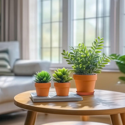 T4U 6.5CM Terracotta Plant Pots 12 Pcs, Mini Terracotta Pots with Drainage Holes, Small Clay Pots for Crafts, Small Plant Pots for Succulent Cactus Plants, DIY Mini Flower Pot, Gifts for Party Decor