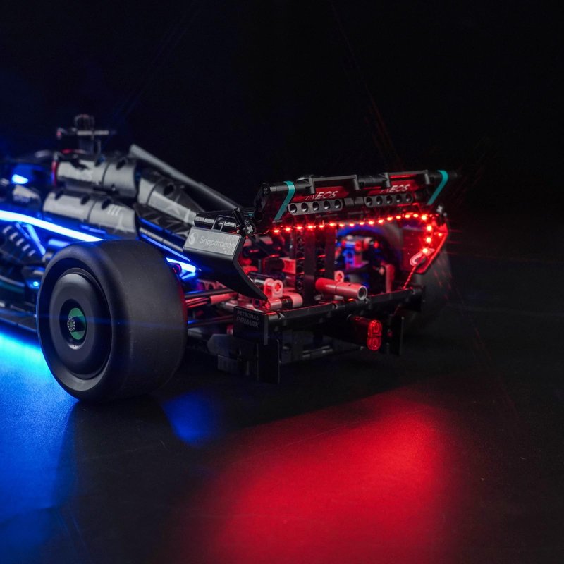 Hilighting Upgraded Led Light Kit for Lego Mercedes-AMG F1 W14 E Performance Building Set, Remote Control Version Compatible with Lego 42171 (Model Not Included)