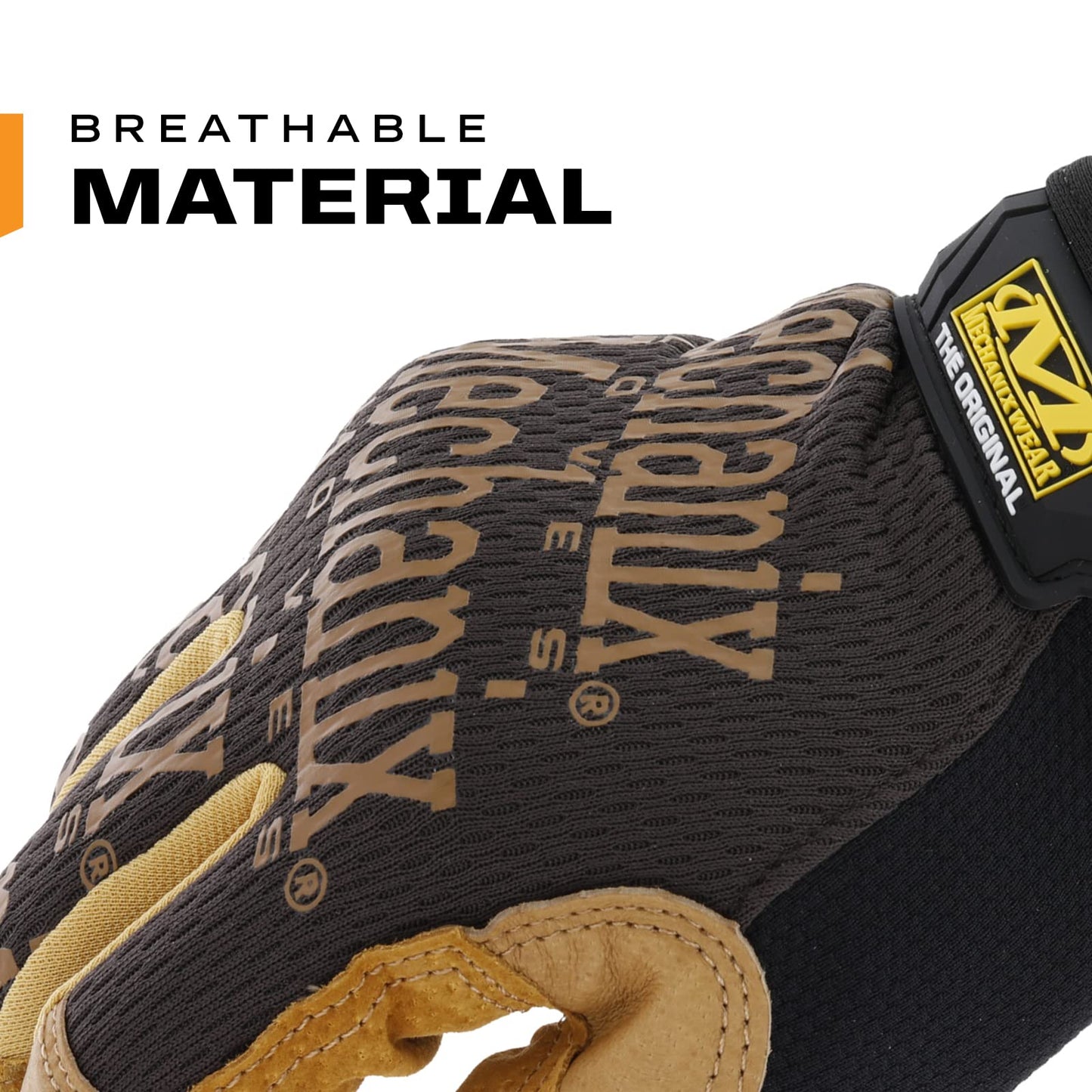 Mechanix Wear - Leather Original Gloves (Large, Brown/Black)