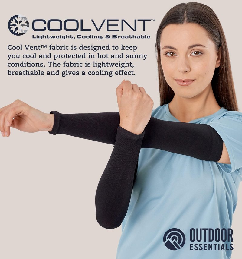 UV Sun Sleeves for Men Women - Cooling Arm Sleeves for Sun Protection UPF 50+ | Golf, Tattoo Cover Up, Compression Protective Sports, Baseball, Football, Driving | Mangas Para El Sol Para Hombre