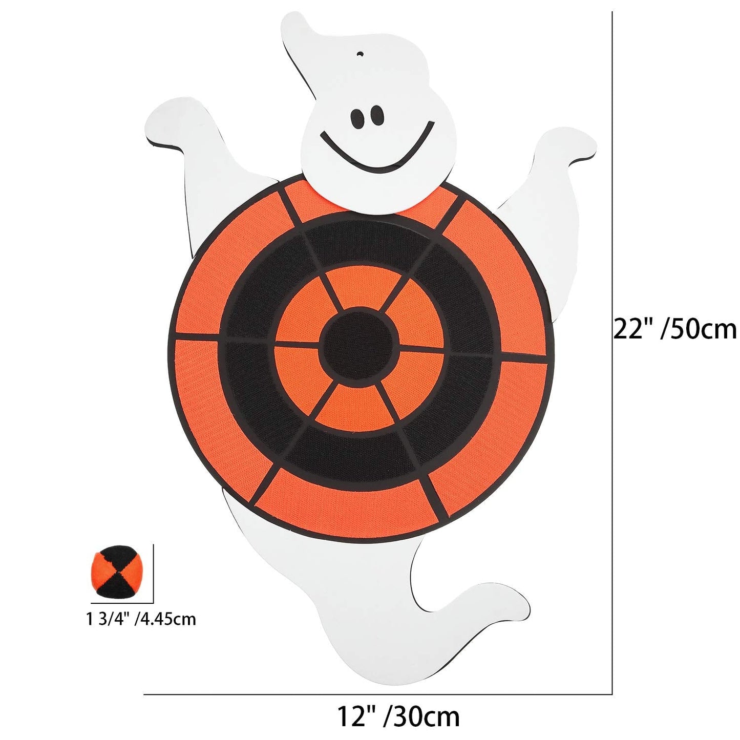 Ghost Dart Board with Sticky Balls for Halloween, Spliceable Dart Board Kit Misc Games Halloween Toy