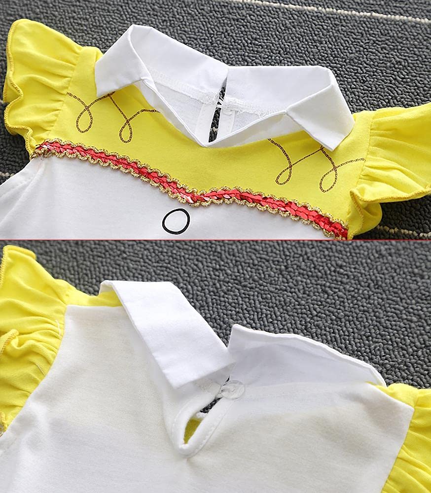 Dressy Daisy Cowgirl Tulle Dress for Baby Girls Halloween Fancy Party Costume Summer Outfits Size 12-24 Months Blue, Style 25