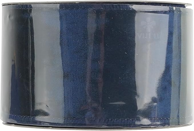 MEEDEE Navy Velvet Wired Ribbon 2.5 inch with 10 Yards Thick Christmas Velvet Ribbon for Tree, Gift Wrapping, Garlands, Christmas Wreaths, Bows, Crafts Supply, Seasonal Decorations