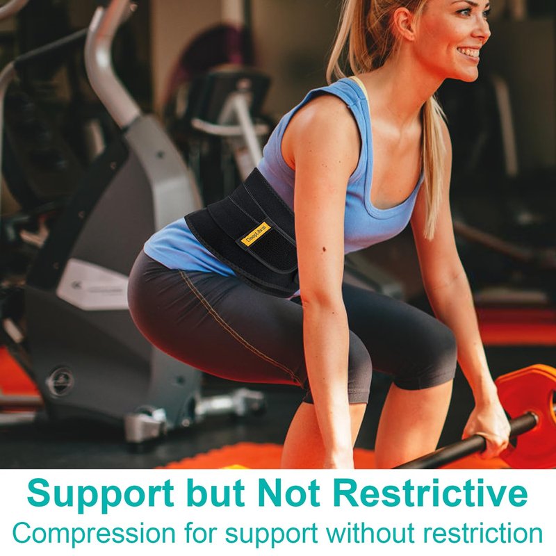 TitanGuard Ultra Thin Lumbar Support Brace for Women & Men – Lightweight Back Pain Relief Belt with Breathable Mesh – Slimline & Invisible Under Clothes – Sciatica & Herniated Disc Support