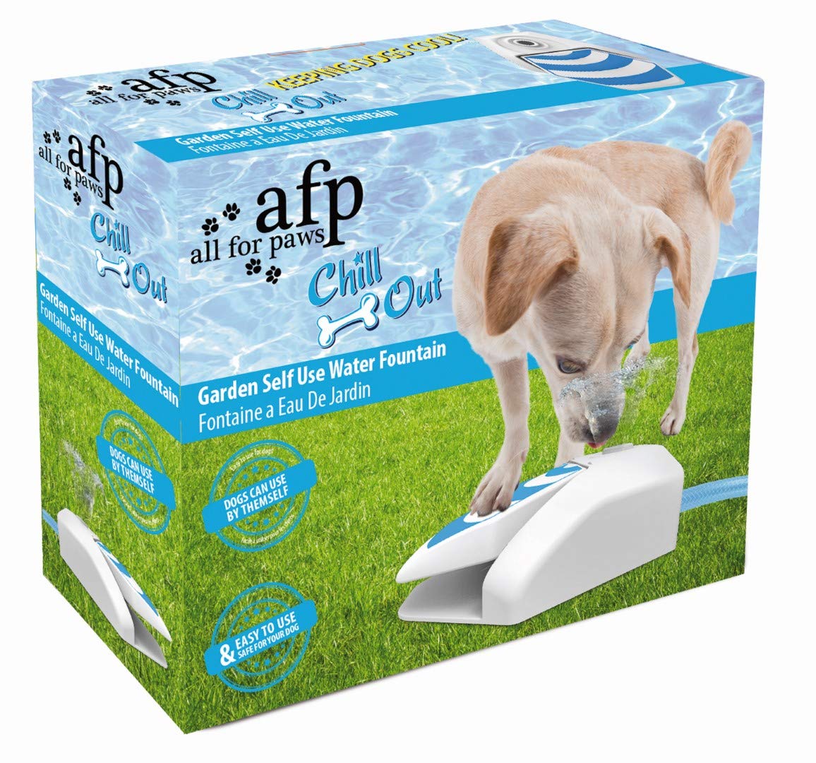 All For Paws Chill Out Garden Water Fountain for Dogs, 8.193 kg
