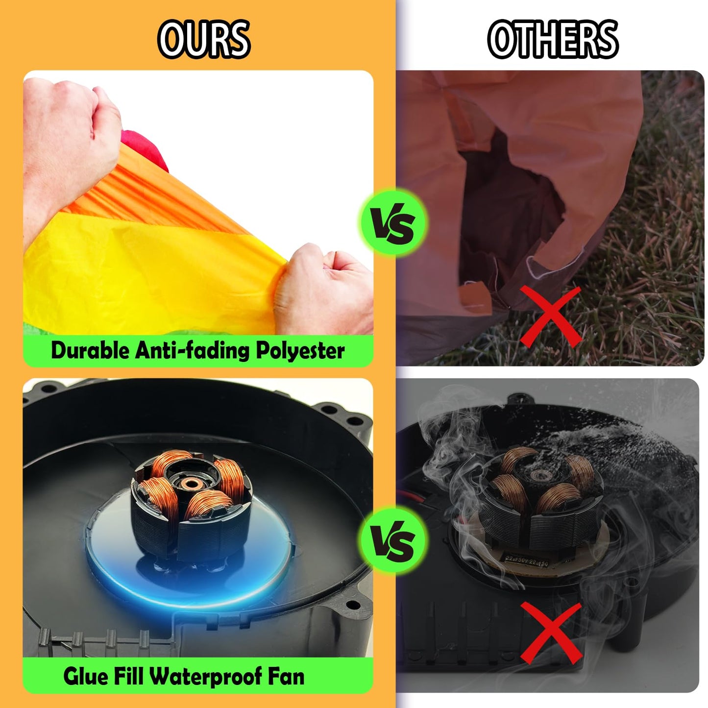 12Ft Halloween Inflatables Giant Octopus Purple Sticky Pumpkin LED Light Blow up Halloween Decor for Carnival Party Store Outdoor Yard Lawn Decorations