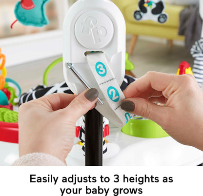 Fisher-Price Baby Bouncer Pink Petals Jumperoo Musical Activity Center with Lights Sounds & Developmental Toys