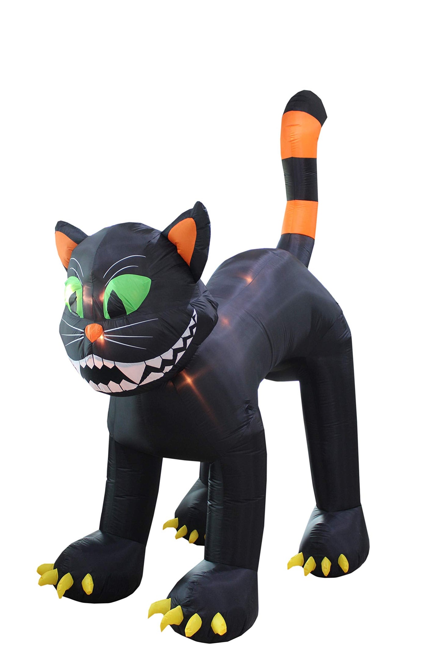 11 Foot Tall Animated Halloween Inflatable Black Cat
