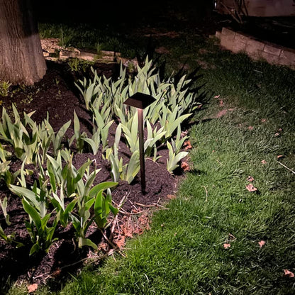 Bobcat Solar Landscape Pathway Lights Super Bright with 2-in-1 Warm White and Daylight Modes, Solar Lights for Outdoor Path, Sidewalk, Driveway, or Walk Way, Dark Brown(4 Pack)