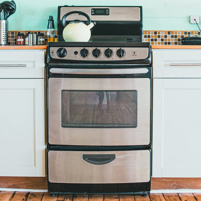 Cohoo Home Stainless Steel Contact Paper Peel and Stick Countertop Silver Stainless Steel Wallpaper for Kitchen Backsplash Self Adhesive Wallpaper Dishwasher Fridge Appliances Cover 17.7inW 197inL