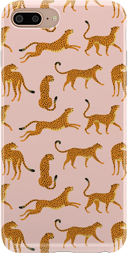 Casely iPhone 6/7/8 Plus Case | Stepping Up | Geo Rose Gold Marble | Classic Ultra Slim Design