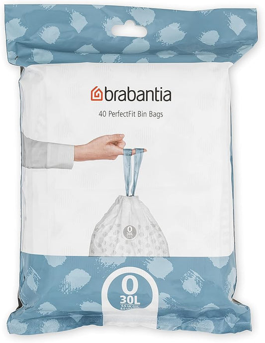 Brabantia PerfectFit Trash Bags Thick Plastic Trash Can Liners