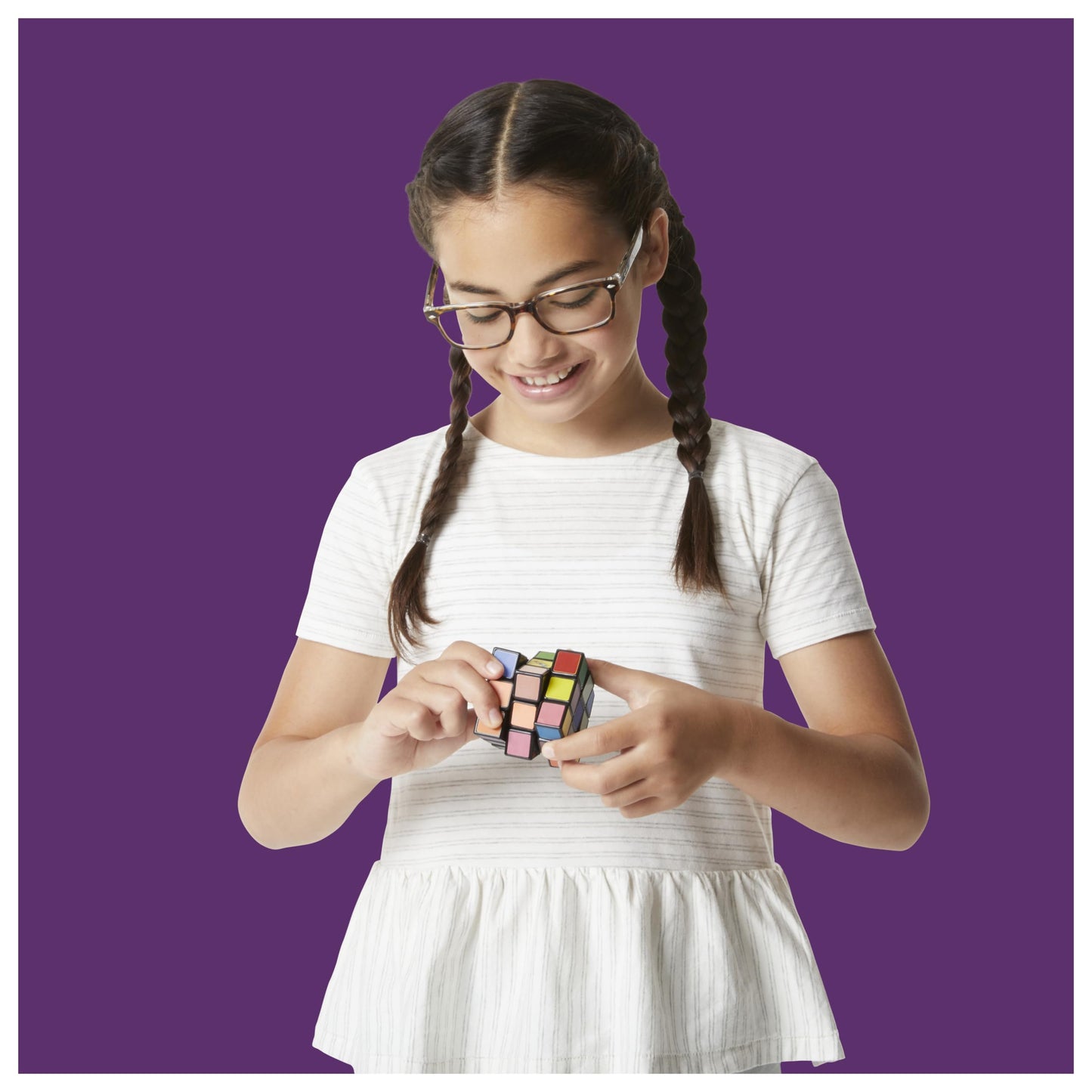 Rubik’s Impossible, The Original 3x3 Cube Advanced Difficulty Classic Colour-Matching Problem-Solving Puzzle Game Toy, for Adults and Kids Aged 7 and up