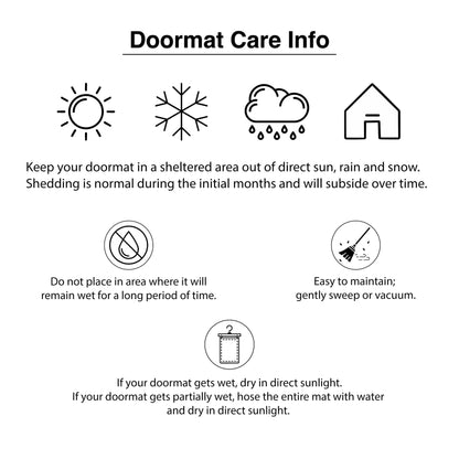 callowaymills 101951729 Scary Web Doormat, 17x29, Black and Natural