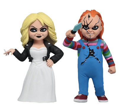 NECA - 2-Pack Toony Terrors Action Figures, Chucky & Tiffany