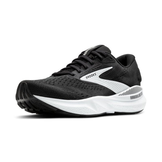 Brooks Women’s Adrenaline GTS 24 Supportive Running Shoe - Black/White - 5 Medium