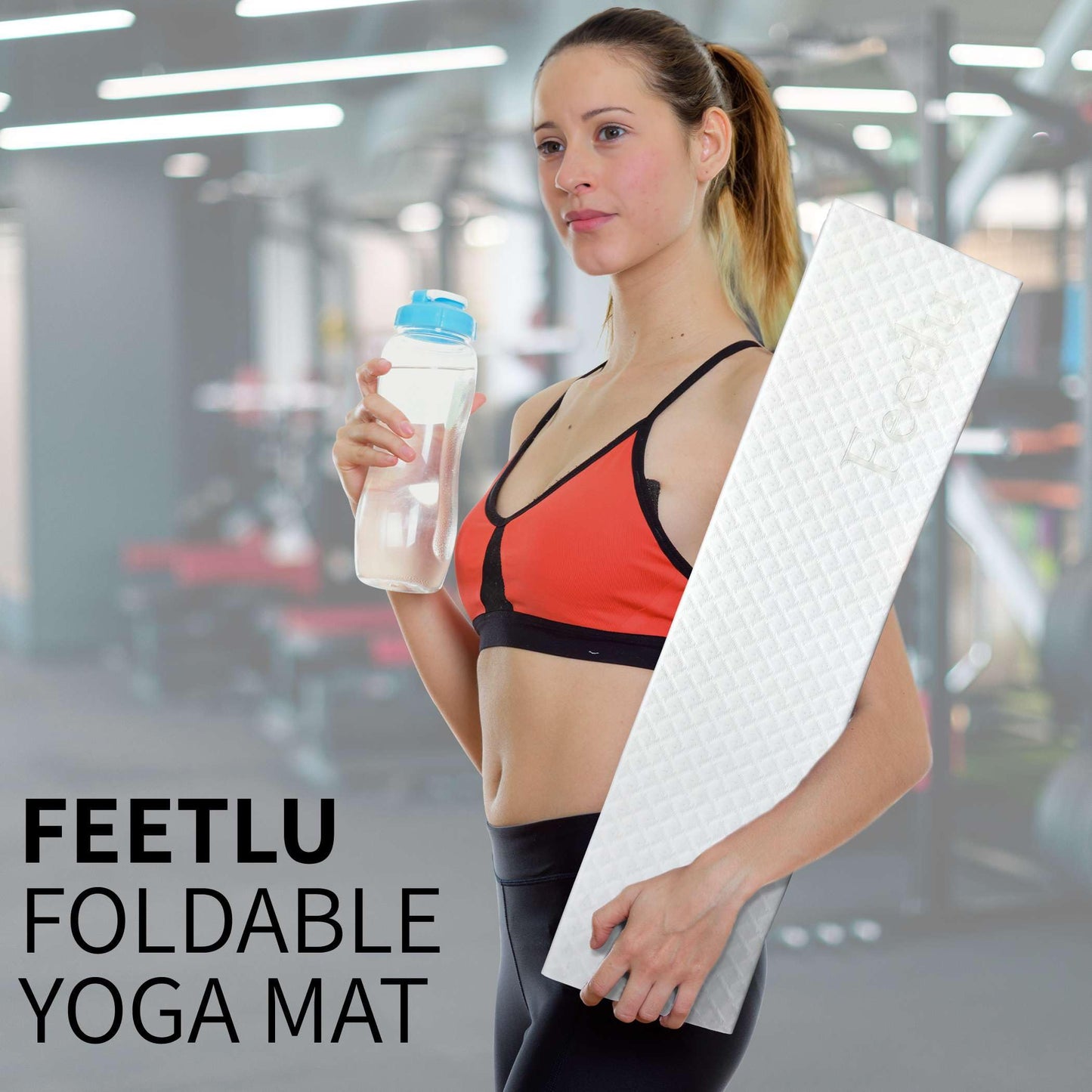 Foldable Yoga Exercise Mat – Lightweight, Anti-Slip, and Easy to Store for Yoga, Pilates, Home Workouts, and Floor Exercises