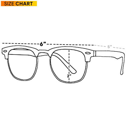 Skeleteen Clear Lens Costume Glasses - Non Prescription Horn Rimmed Fake Club Eyeglasses for Adults and Children