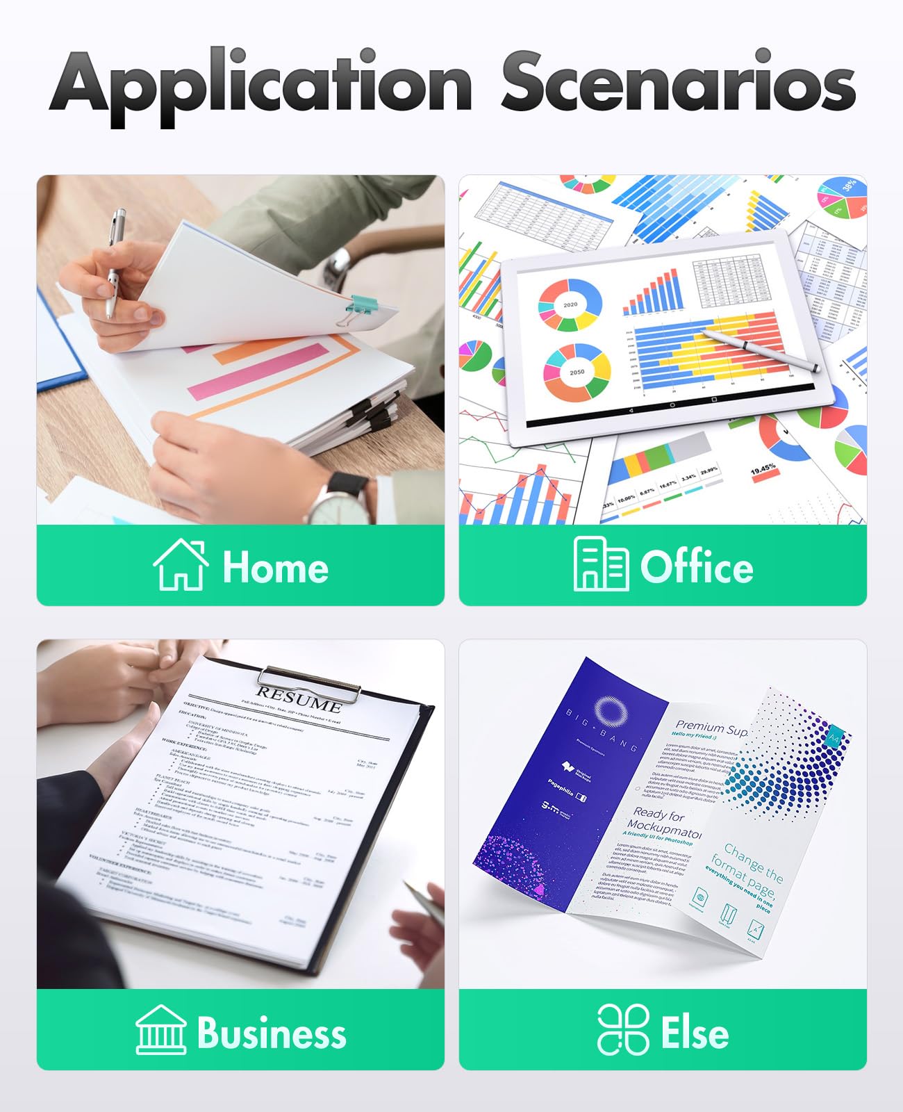 936e 936XL Ink Cartridges 4-Pack High Yield with Chip Replacement for HP 936 936e Ink Compatible with HP OfficeJet Pro 9125e 9135e 9110b 9128e 9130b Wide Format 9730e OfficeJet 9122e Inkjet Printer