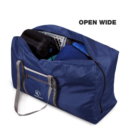 REDCAMP Foldable Extra Large Duffle Bag 100L/31 Inch, Lightweight Travel Duffel Bag with Adjustable Strap for Men Women,Dark Blue, dark blue,100L