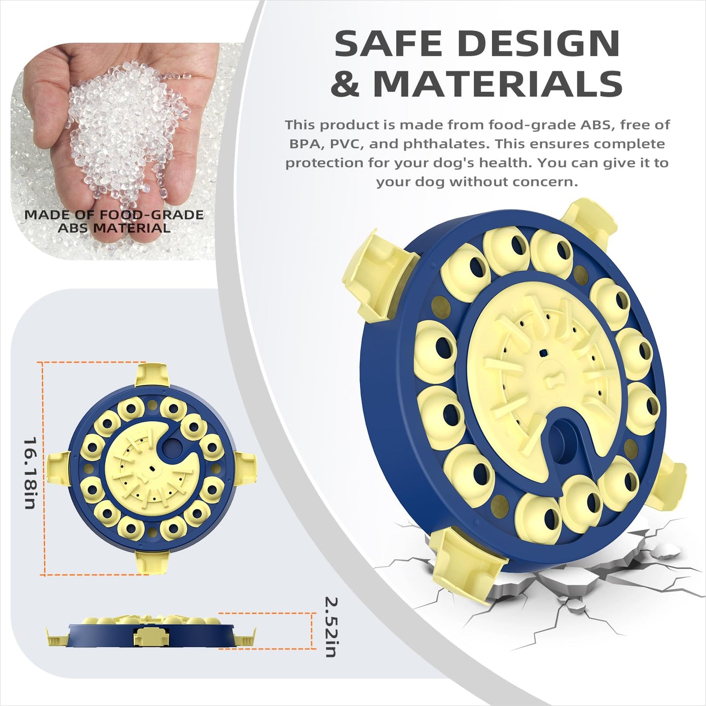 KADTC Level 3 in 1 Advanced Dog Puzzle Toy for Small/Medium/Large Smart Dogs Puppy Cognitive Enrichment Treat Toys Mental Stimulation Brain Stimulating Interactive Food Puzzles Boredom Mind Game