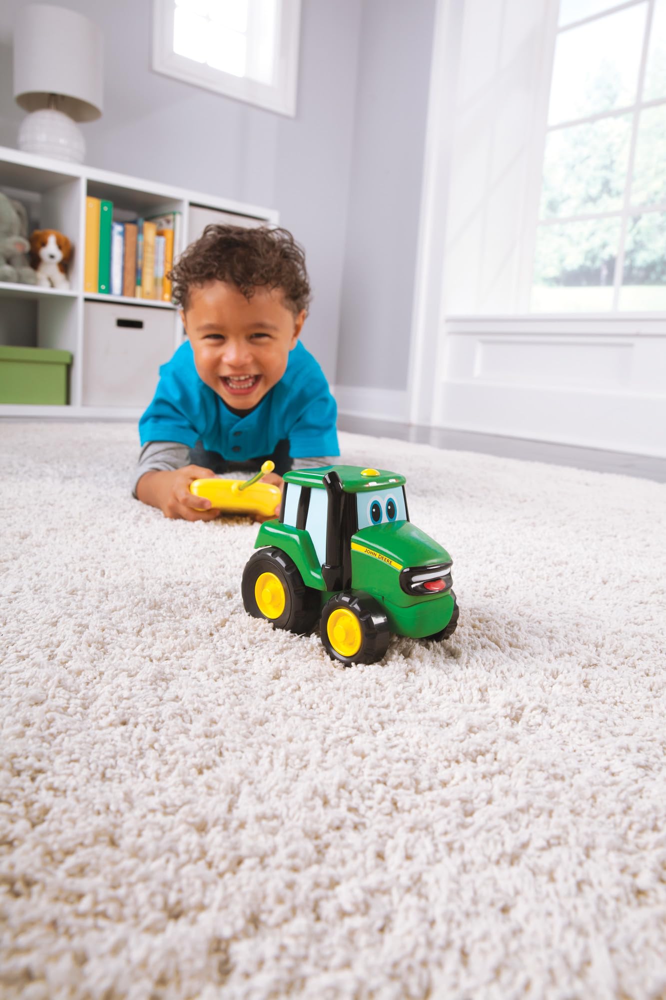 John Deere Kids Remote Controlled Johnny Tractor | Remote Control Car Farm Toy | RC Car Kids Toy Suitable For 18 Months & 2, 3, 4+ Years Old Boys & Girls, 42946A1